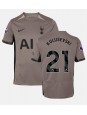 Billige Tottenham Hotspur Dejan Kulusevski #21 Tredjedrakt 2023-24 Kortermet